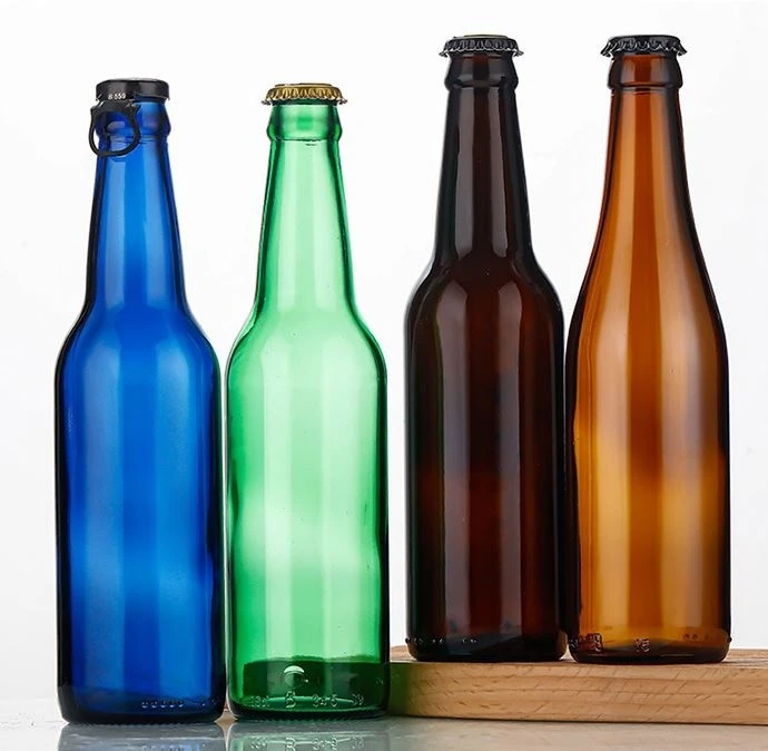 empty beer bottles